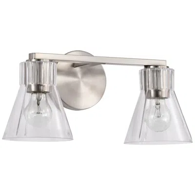 Nuvo Lighting Nuvo Gianna 16" Wide Brushed Nickel 2 Light Vanity