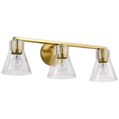 Nuvo Lighting Nuvo Gianna 24" Wide Vintage Brass 3 Light Vanity
