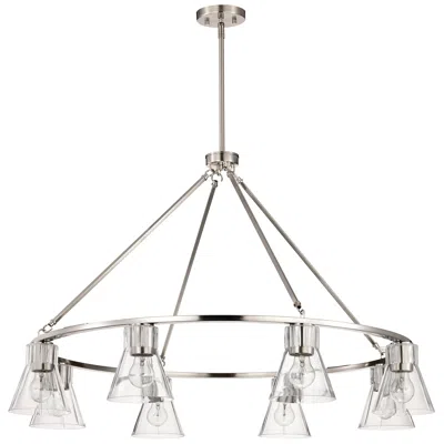 Nuvo Lighting Nuvo Gianna 40" Wide Brushed Nickel 8 Light Chandelier