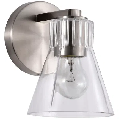 Nuvo Lighting Nuvo Gianna 7 1/2" High Brushed Nickel 1 Light Vanity