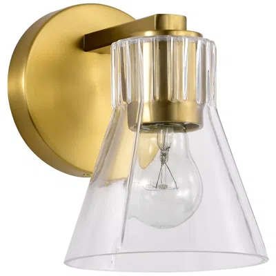 Nuvo Lighting Nuvo Gianna 7 1/2" High Vintage Brass 1 Light Vanity