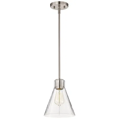 Nuvo Lighting Nuvo Gianna 8" Wide Brushed Nickel Mini Pendant