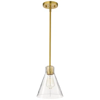 Nuvo Lighting Nuvo Gianna 8" Wide Vintage Brass Mini Pendant