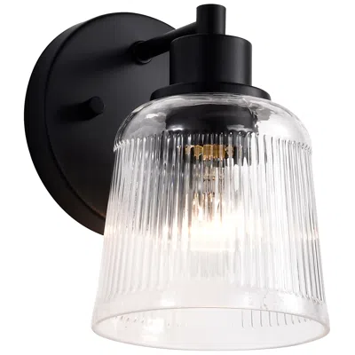 Nuvo Lighting Nuvo Grayson 7 1/4" High Matte Black 1 Light Vanity