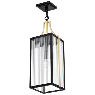 Nuvo Lighting Nuvo Holden 23" High Gold And Black Outdoor Hanging Pendant