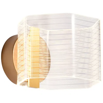 Nuvo Lighting Nuvo Kenzo 5 1/2" High Vintage Brass Led 1 Light Wall Sconce