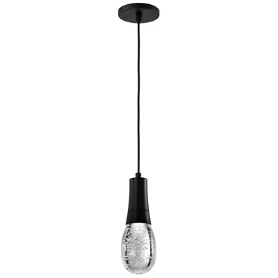 Nuvo Lighting Nuvo Lacey 4" W Matte Black Led Smart Pendant - Rgb/tw