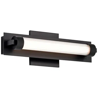 Nuvo Lighting Nuvo Larissa 14" Wide Black Led Vanity - 3000k Cct