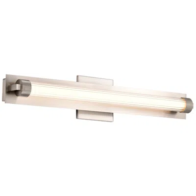 Nuvo Lighting Nuvo Larissa 24" Wide Brushed Nickel Led Vanity - 3000k Cct
