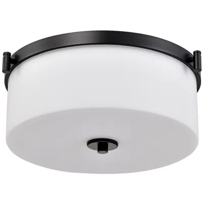Nuvo Lighting Nuvo Liam 16 1/2" Wide Matte Black 3 Light Flush Mount