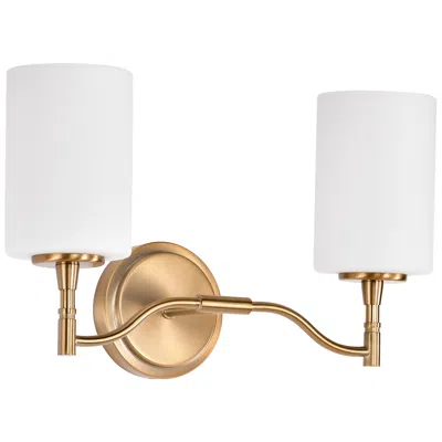 Nuvo Lighting Nuvo Liam 16" Wide Burnished Brass 2 Light Vanity