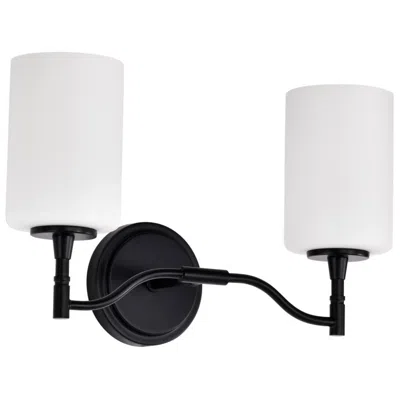 Nuvo Lighting Nuvo Liam 16" Wide Matte Black 2 Light Vanity