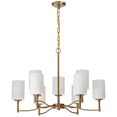 Nuvo Lighting Nuvo Liam 30" Wide Burnished Brass 9 Light Chandelier