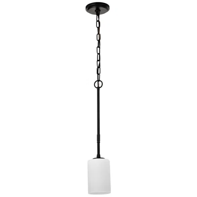 Nuvo Lighting Nuvo Liam 4" Wide Matte Black 1 Light Mini Pendant