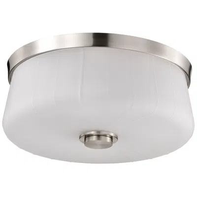 Nuvo Lighting Nuvo Lune 16" Wide Brushed Nickel 3 Light Flush Mount