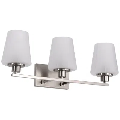 Nuvo Lighting Nuvo Lune 24" Wide Brushed Nickel 3 Light Vanity
