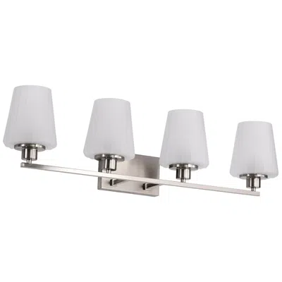 Nuvo Lighting Nuvo Lune 32" Wide Brushed Nickel 4 Light Vanity