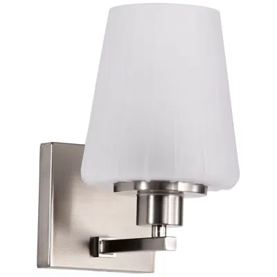 Nuvo Lighting Nuvo Lune 8 3/4" High Brushed Nickel 1 Light Vanity