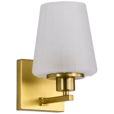 Nuvo Lighting Nuvo Lune 8 3/4" High Vintage Brass 1 Light Vanity