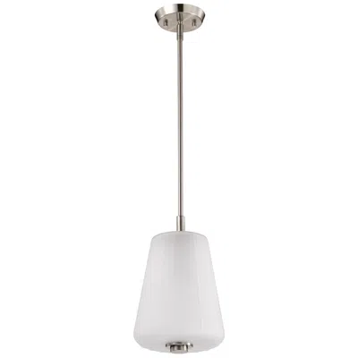Nuvo Lighting Nuvo Lune 8" Wide Brushed Nickel Mini Pendant
