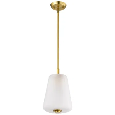 Nuvo Lighting Nuvo Lune 8" Wide Vintage Brass Mini Pendant