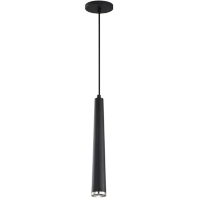 Nuvo Lighting Nuvo Melrose 2 1/2" Wide Matte Black/brushed Nickel Led Pendant