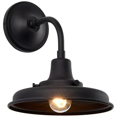 Nuvo Lighting Nuvo Morris 11 1/2" High Black Small Outdoor Lantern