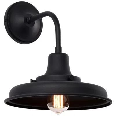 Nuvo Lighting Nuvo Morris 13 1/4" High Black Medium Outdoor Lantern