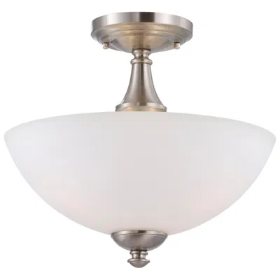 Nuvo Lighting Nuvo Patton 13" Wide Brushed Nickel 3 Light Ceiling Light