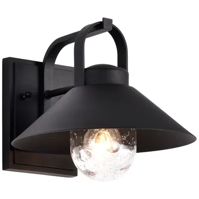 Nuvo Lighting Nuvo Ridge 8 3/4" High Black Medium Outdoor Lantern