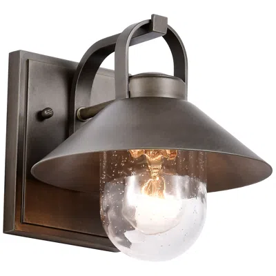 Nuvo Lighting Nuvo Ridge 8" High Bronze Small Outdoor Lantern
