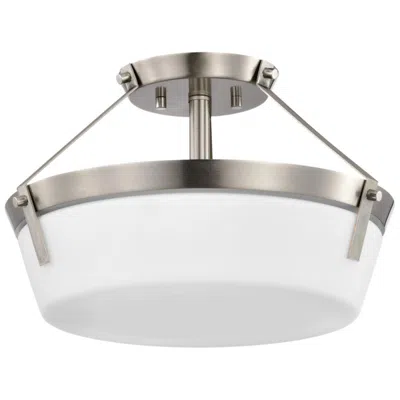 Nuvo Lighting Nuvo Rowen 14 1/2" Wide Brushed Nickel 3 Light Ceiling Light