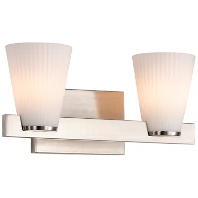 Nuvo Lighting Nuvo Royale 14 1/2" Wide Brushed Nickel 2 Light Vanity