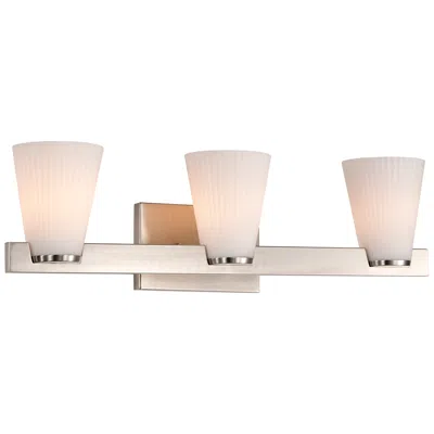 Nuvo Lighting Nuvo Royale 24" Wide Brushed Nickel 3 Light Vanity