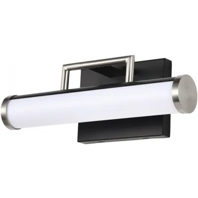 Nuvo Lighting Nuvo Solano 12" Black/brushed Nickel Led Small Vanity