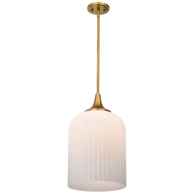 Nuvo Lighting Nuvo Solara 12" Wide Natural Brass Pendant