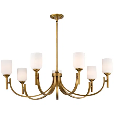 Nuvo Lighting Nuvo Solara 40" Wide Natural Brass 7 Light Chandelier