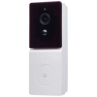 Nuvo Lighting Nuvo Starfish 5 1/2" High White Smart Doorbell Security Camera
