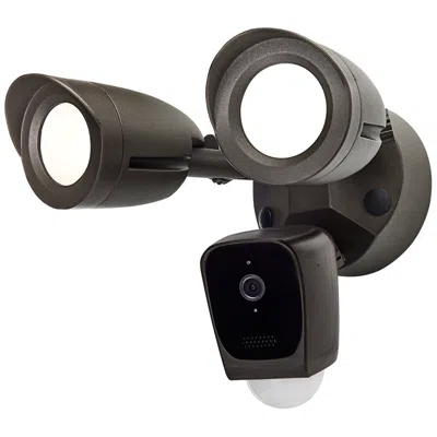 Nuvo Lighting Nuvo Starfish 8 1/2" High Bronze Bullet Smart Security Light W/camera