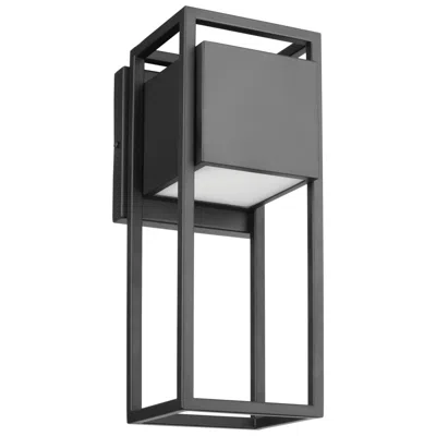 Nuvo Lighting Nuvo Supreme 13" High Matte Black Finish Modern Led Wall Lantern