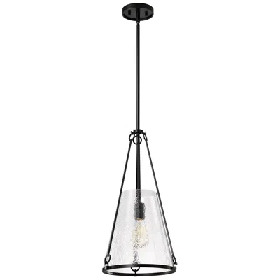 Nuvo Lighting Nuvo Valentine 12" Wide Black Medium Pendant