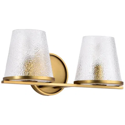 Nuvo Lighting Nuvo Valentine 16" Wide Vintage Brass 2 Light Vanity