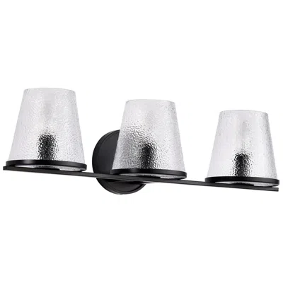 Nuvo Lighting Nuvo Valentine 24" Wide Black 3 Light Vanity