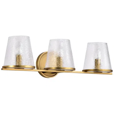 Nuvo Lighting Nuvo Valentine 24" Wide Vintage Brass 3 Light Vanity