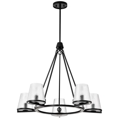Nuvo Lighting Nuvo Valentine 30" Wide Black 5 Light Chandelier