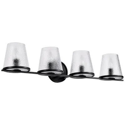 Nuvo Lighting Nuvo Valentine 32" Wide Black 4 Light Vanity