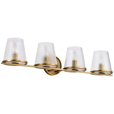 Nuvo Lighting Nuvo Valentine 32" Wide Vintage Brass 4 Light Vanity