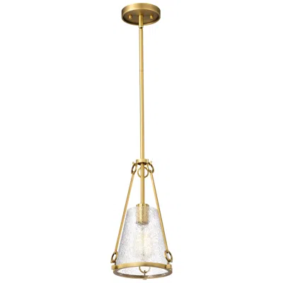 Nuvo Lighting Nuvo Valentine 8" Wide Vintage Brass Small Pendant