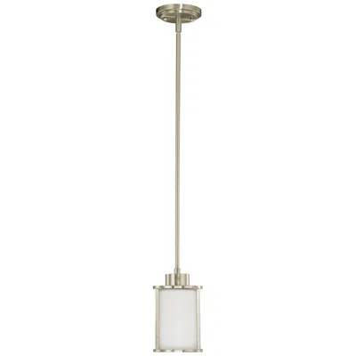 Nuvo Lighting Odeon; 1 Light; Mini Pendant With Satin White Glass