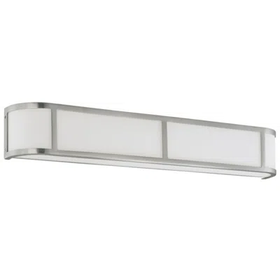 Nuvo Lighting Odeon; 4 Light; Wall Sconce With Satin White Glass